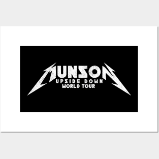 Munson - Upside Down World Tour - vintage logo Posters and Art